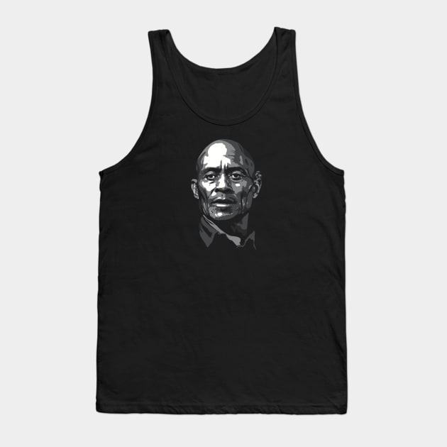 Woody Strode greyscale Tank Top by @johnnehill